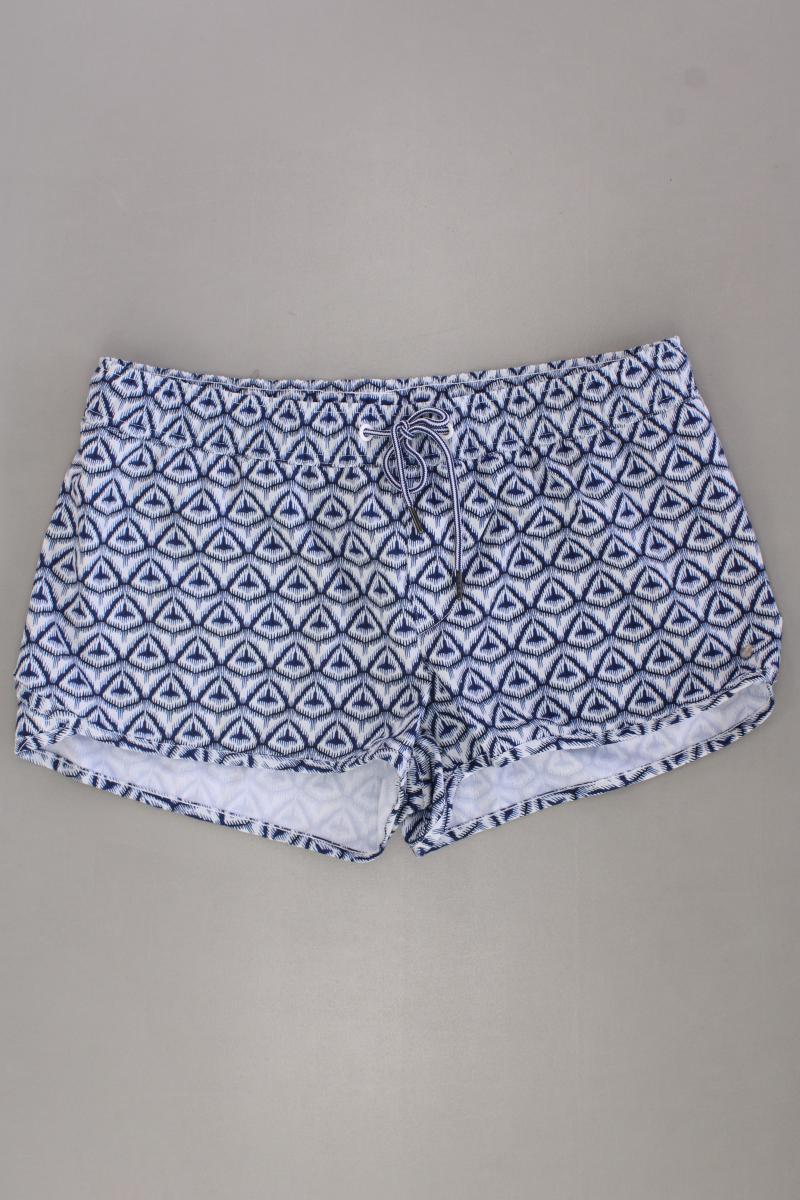 Maui-Wowie Shorts Gr. L geometrisches Muster neuwertig blau aus Polyester