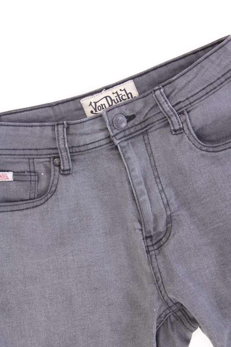 Von Dutch Jeansshorts für Herren Gr. W30 grau