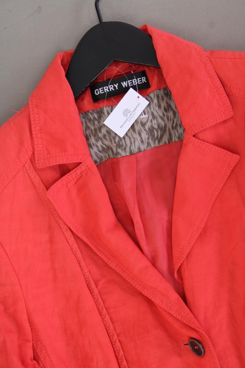 Gerry Weber Regular Blazer Gr. 42 orange aus Polyester