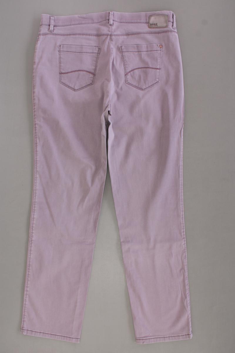 Brax Skinny Jeans Gr. 42 lila aus Lyocell