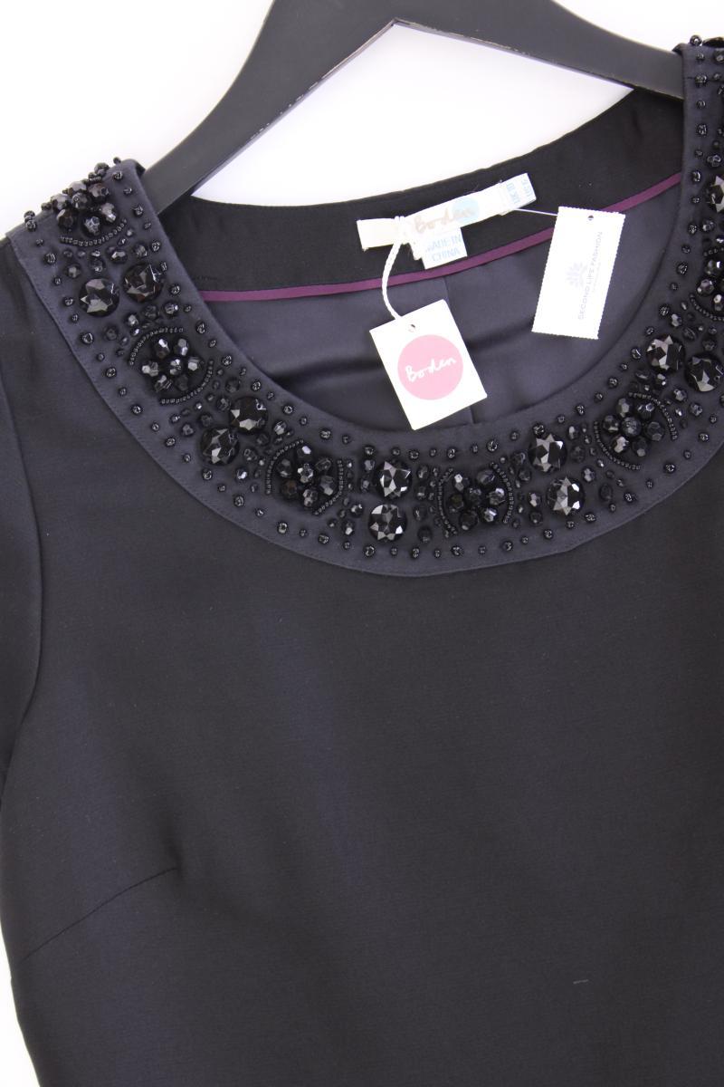 Boden Bleistiftkleid Gr. UK 10 (S) neu mit Etikett Kurzarm schwarz aus Baumwolle