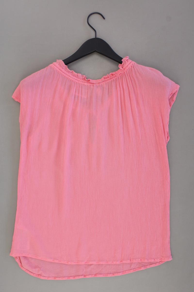 Esprit Kurzarmbluse Gr. 40 rosa aus Viskose