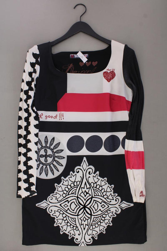 Desigual Langarmkleid Gr. 42 schwarz aus Polyester