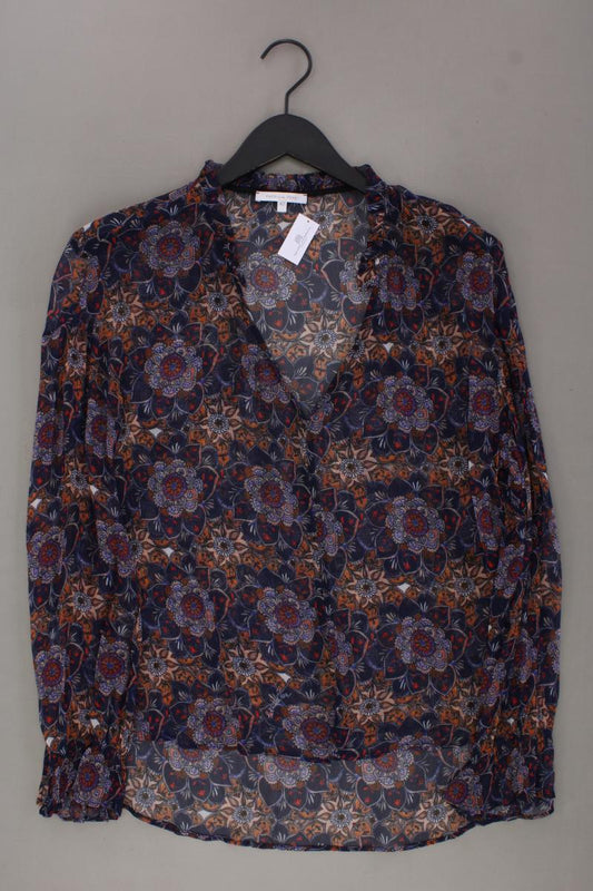 Patrizia Pepe Langarmbluse Gr. 42 mit Blumenmuster mehrfarbig aus Viskose