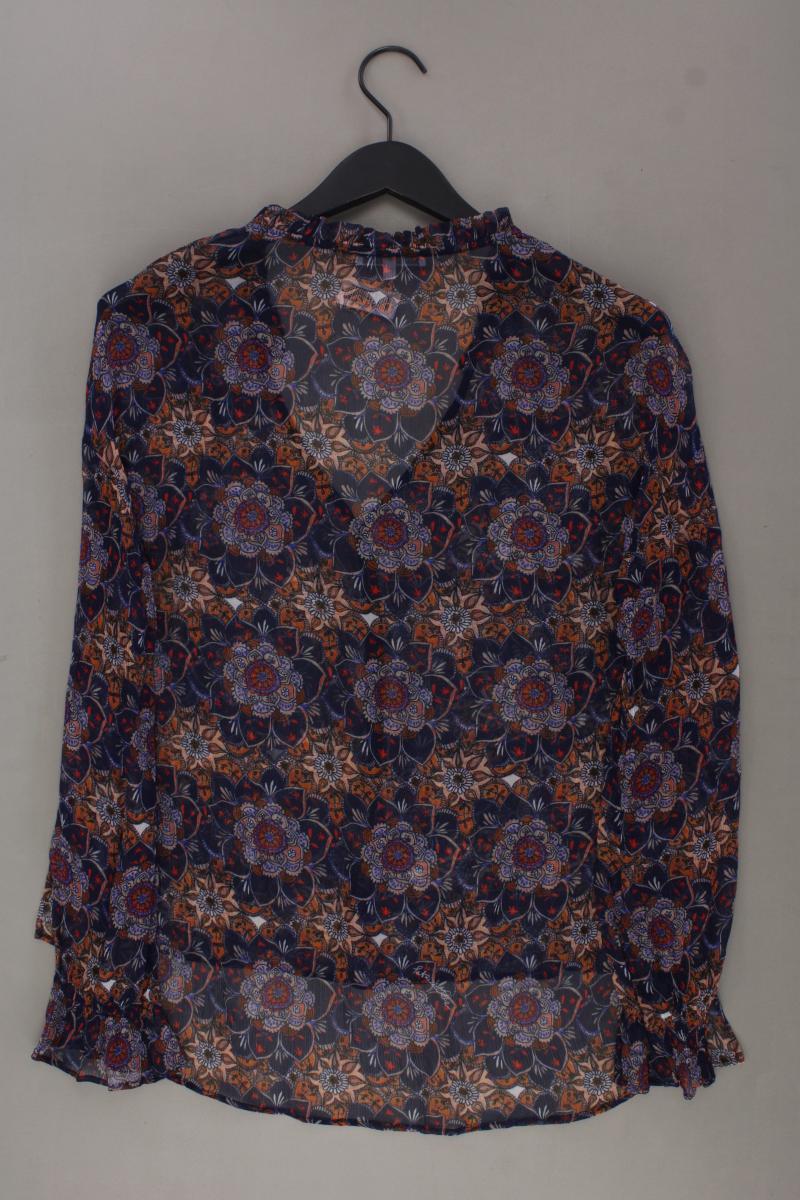 Patrizia Pepe Langarmbluse Gr. 42 mit Blumenmuster mehrfarbig aus Viskose