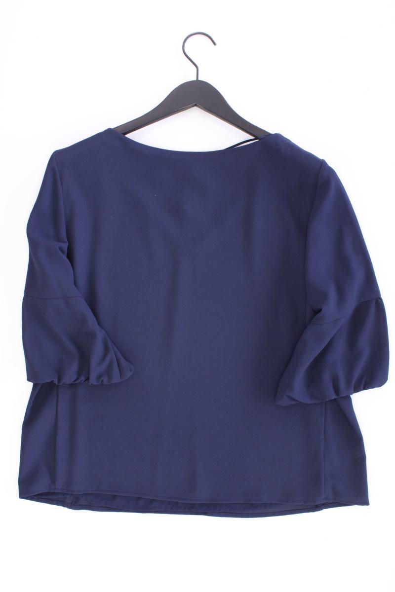 Esprit Regular Bluse Gr. 42 neuwertig 3/4 Ärmel blau aus Polyester