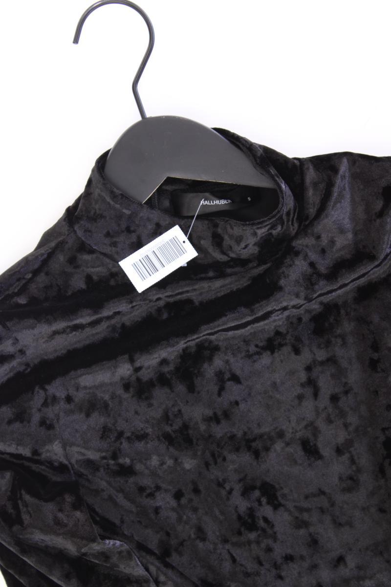 Hallhuber Longsleeve-Shirt Gr. S Langarm schwarz aus Polyester