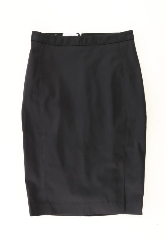 Mango Bleistiftrock Gr. 36 schwarz aus Baumwolle