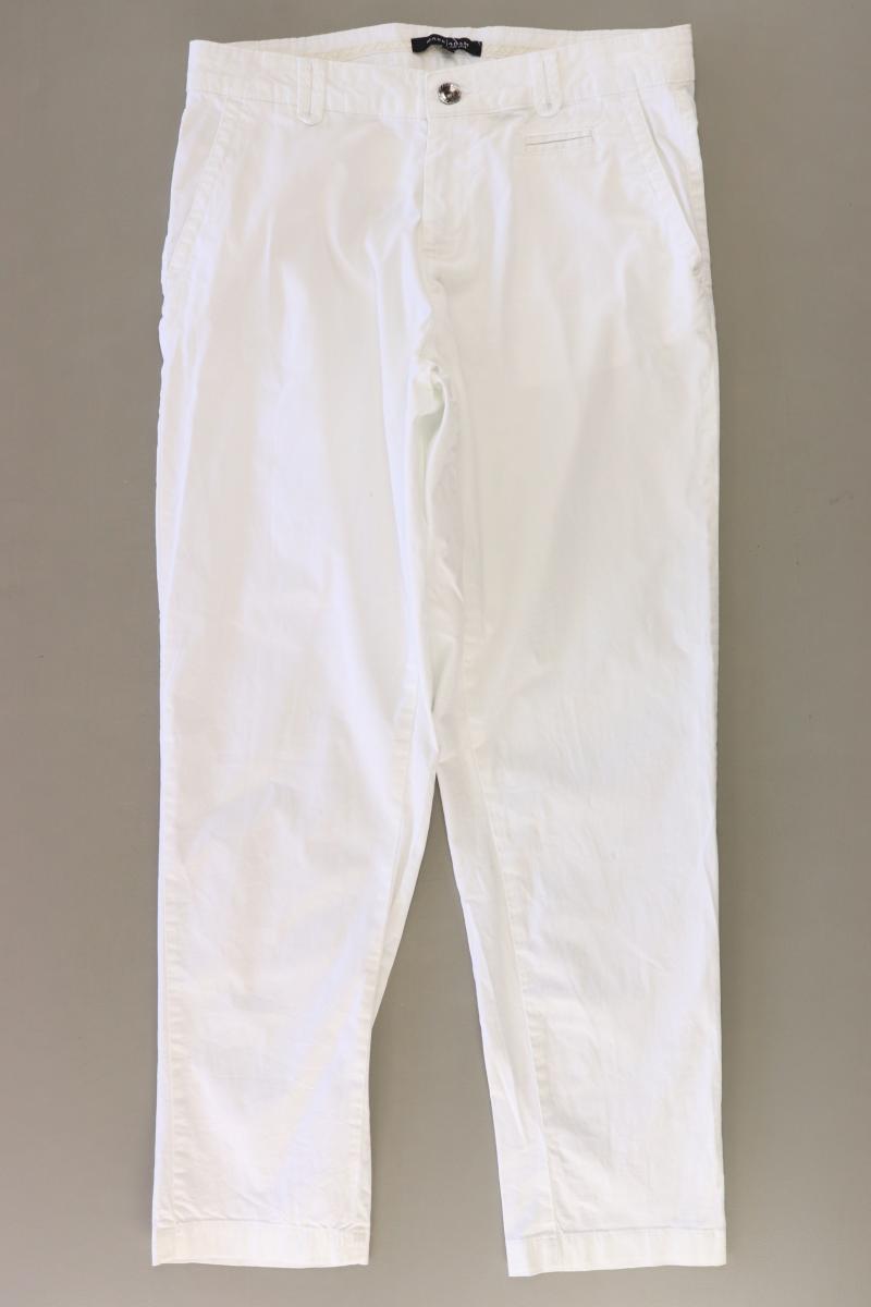 MARK ADAM Hose Gr. 38 weiß aus Baumwolle