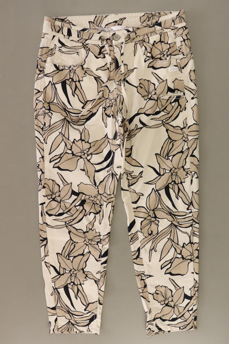 Gang Hose Gr. W27 mit Blumenmuster neuwertig Modell Amelie creme aus Baumwolle