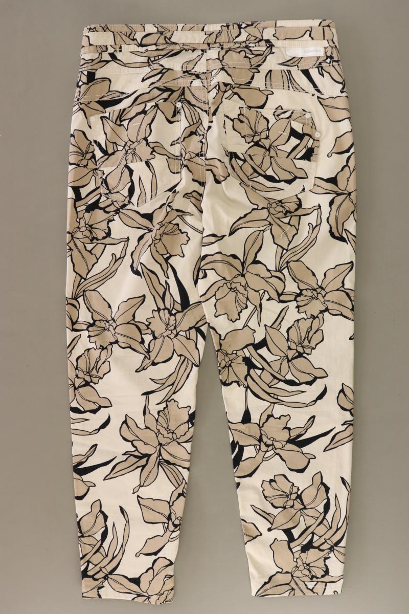 Gang Hose Gr. W27 mit Blumenmuster neuwertig Modell Amelie creme aus Baumwolle