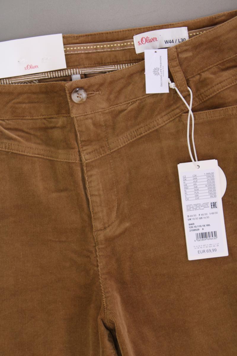 s.Oliver Hose Gr. 44/L30 neu mit Etikett Neupreis: 69,99€! braun aus Baumwolle