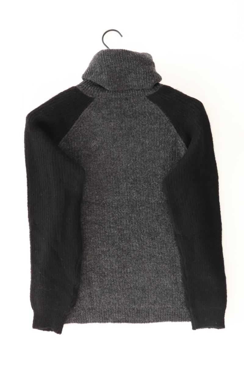 Herrlicher Rollkragenpullover Gr. S grau aus Polyacryl
