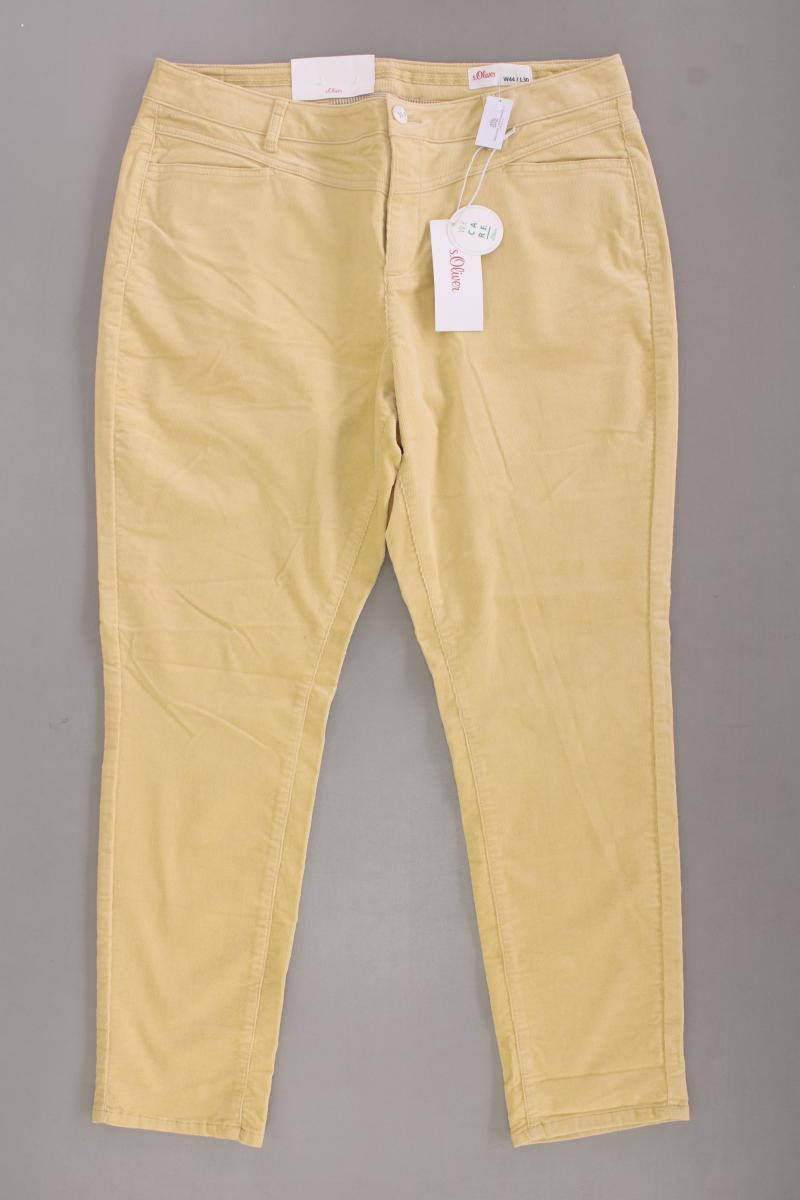 s.Oliver Hose Gr. 44/L30 neu mit Etikett Neupreis: 69,99€! creme aus Baumwolle
