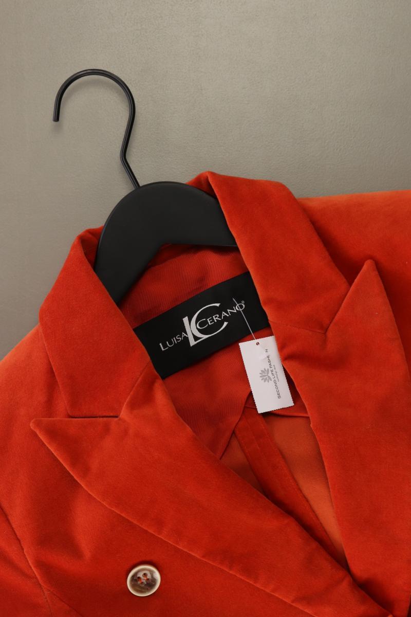 Luisa Cerano Regular Blazer Gr. 34 orange aus Baumwolle