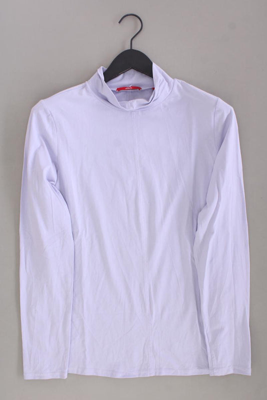 s.Oliver Longsleeve-Shirt Gr. 42 Langarm lila aus Baumwolle