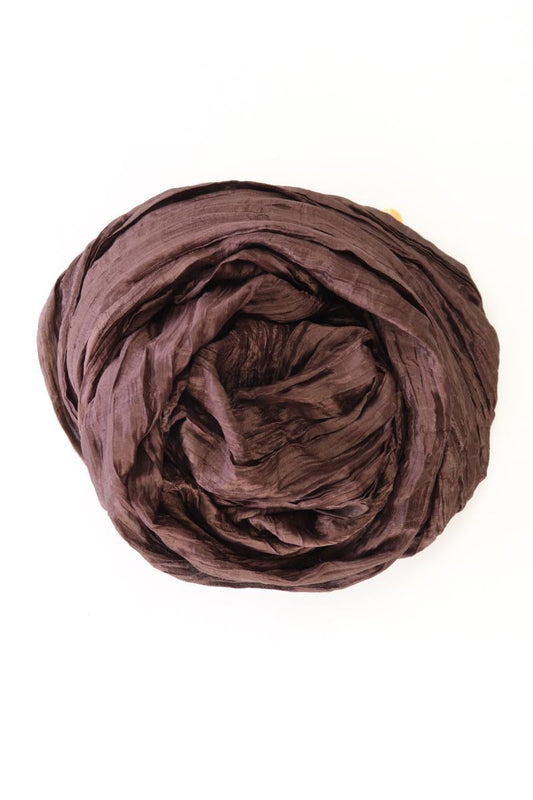 Tuch braun aus Seide