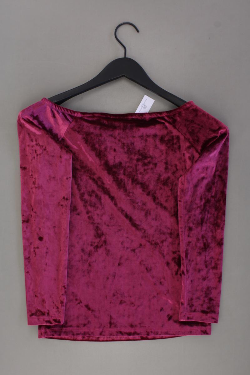 NA-KD Off Shoulder Velvet Top Gr. XS neu mit Etikett 3/4 Ärmel lila