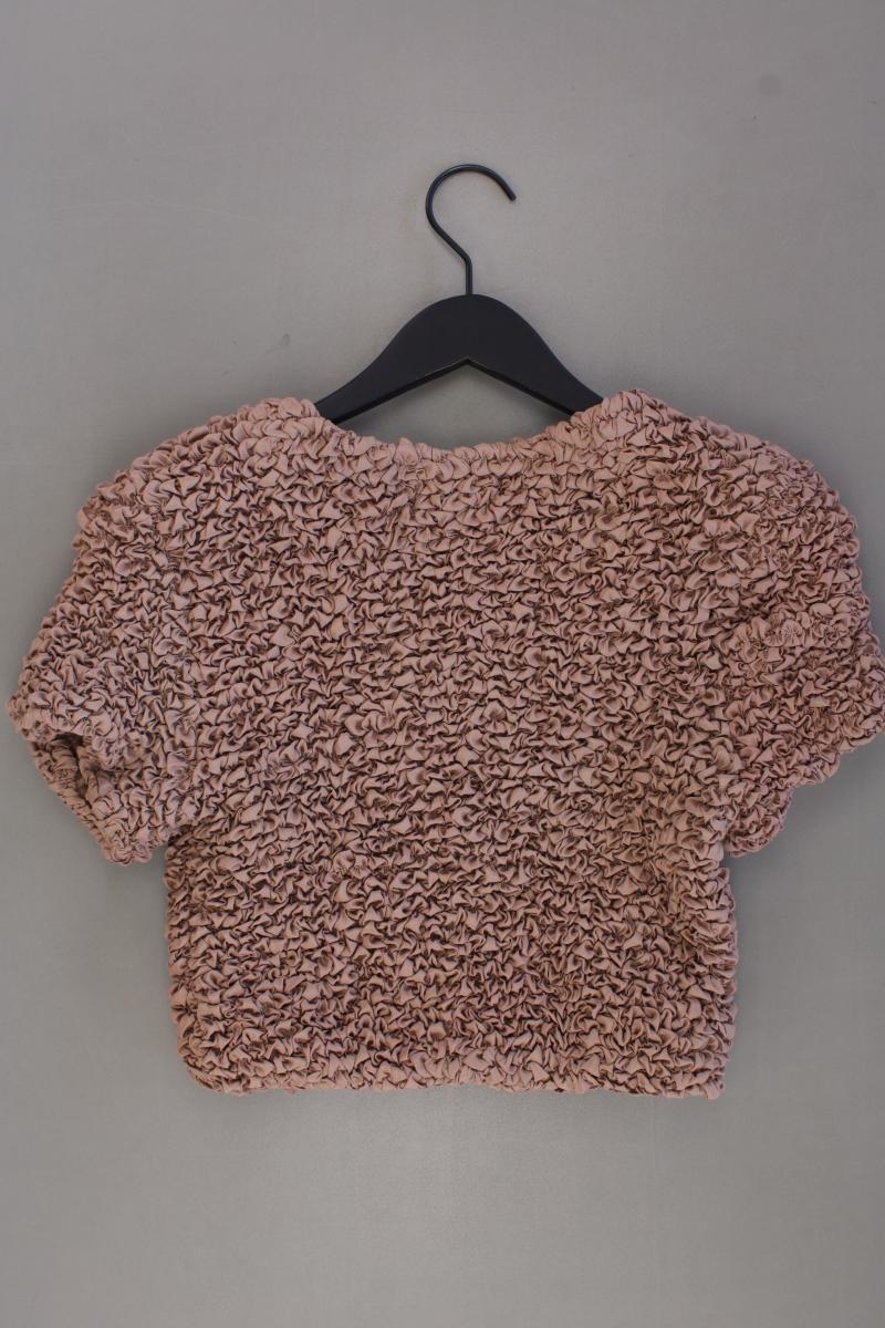 NA-KD Shirred Cropped Top Gr. 38 neu mit Etikett Neupreis: 54,95€! Kurzarm braun