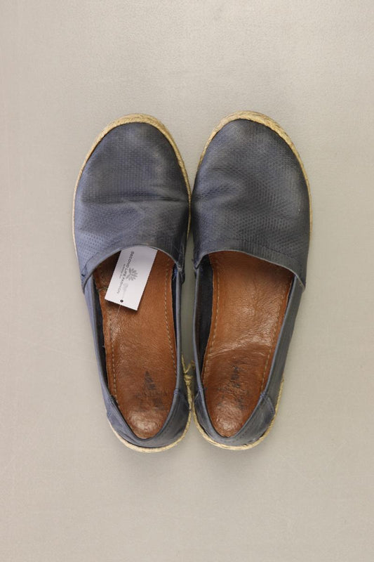 Venturini Milano Slipper Gr. 37 blau aus Leder