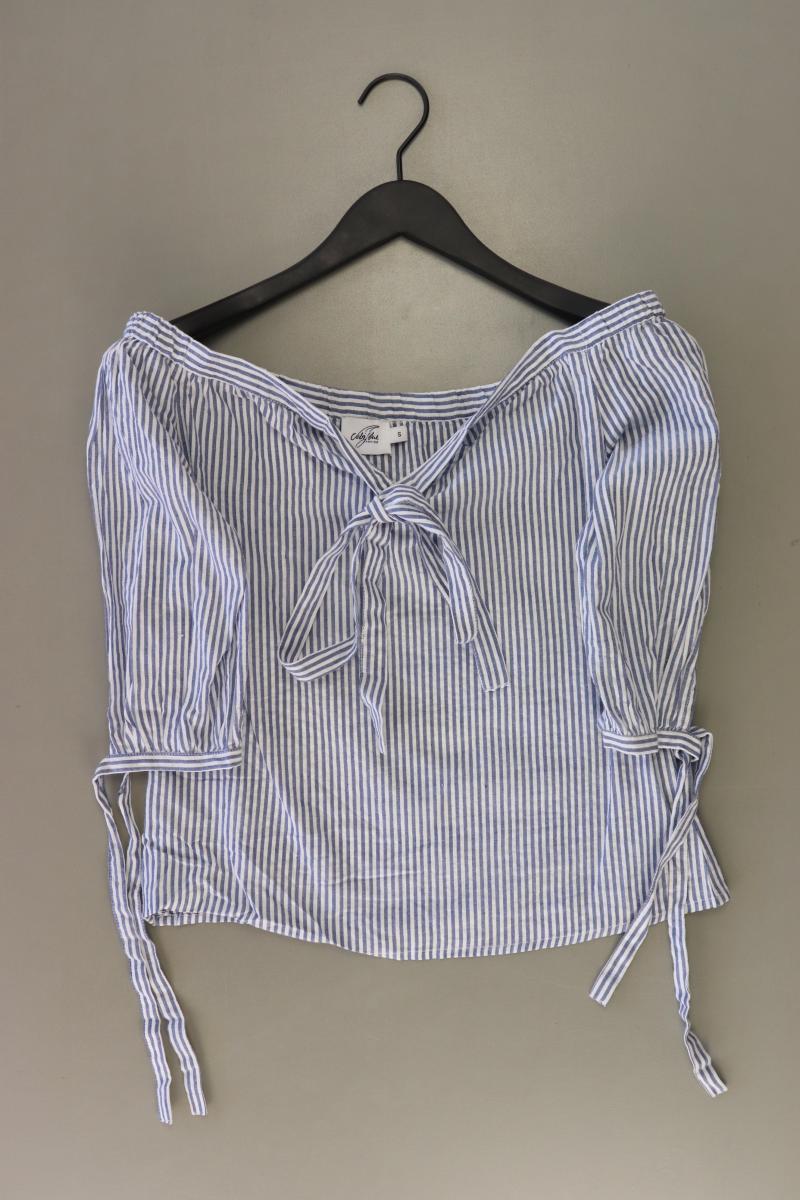 NA-KD x Debiflue Tied off shoulder top Gr. S Neupreis: 29,95€! 3/4 Ärmel blau