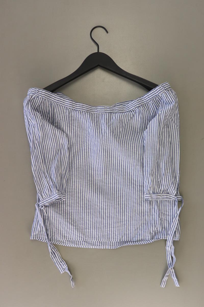 NA-KD x Debiflue Tied off shoulder top Gr. S Neupreis: 29,95€! 3/4 Ärmel blau