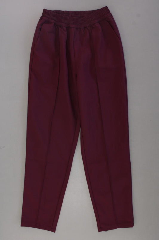 NA-KD Elastic Waist Seamline Pants Hose Gr. 34 neuwertig lila aus Polyester