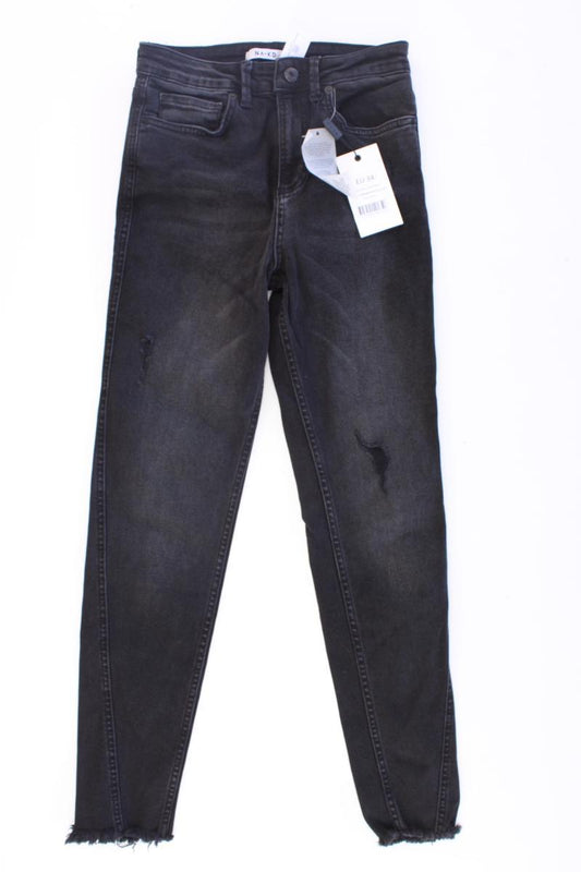NA-KD Skinny Twisted Jeans Gr. 34 neu mit Etikett grau aus Baumwolle