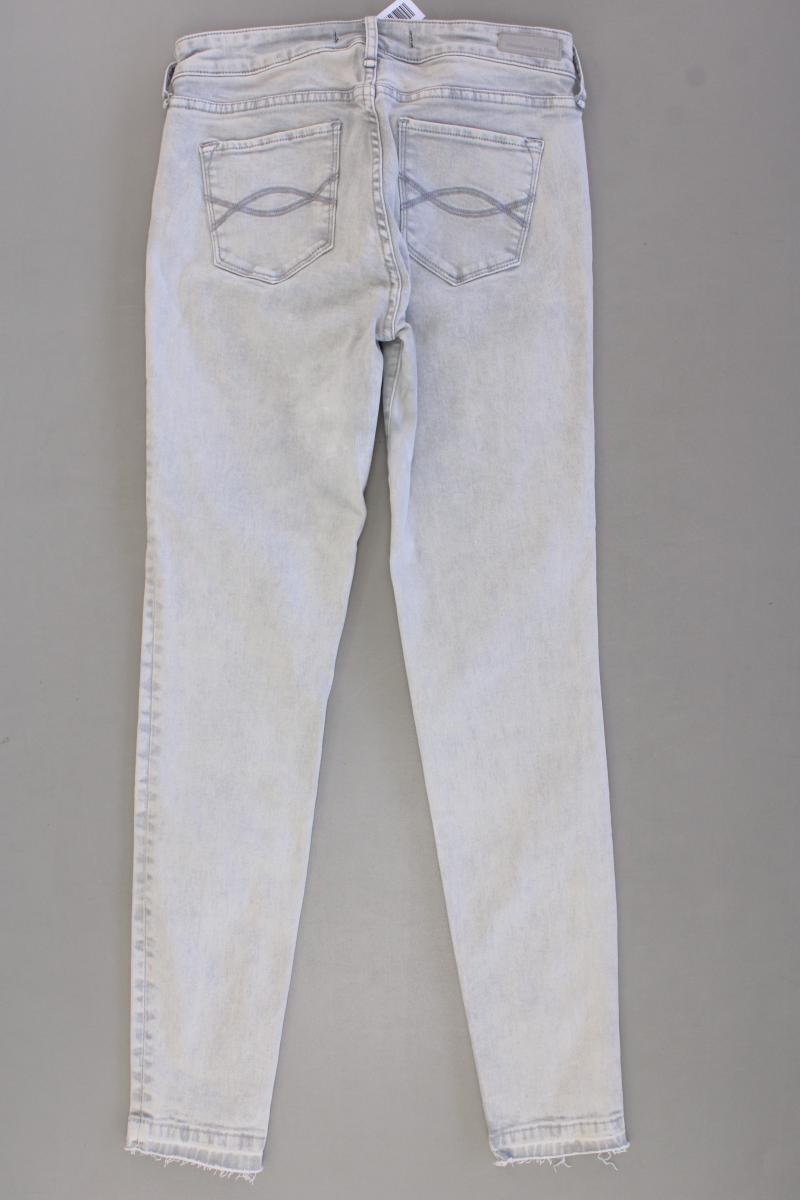 Abercrombie & Fitch Skinny Jeans Gr. W25/L28 grau aus Baumwolle