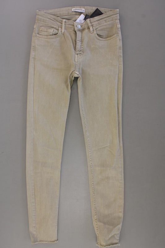 Zara Skinny Jeans Gr. 34 creme aus Baumwolle
