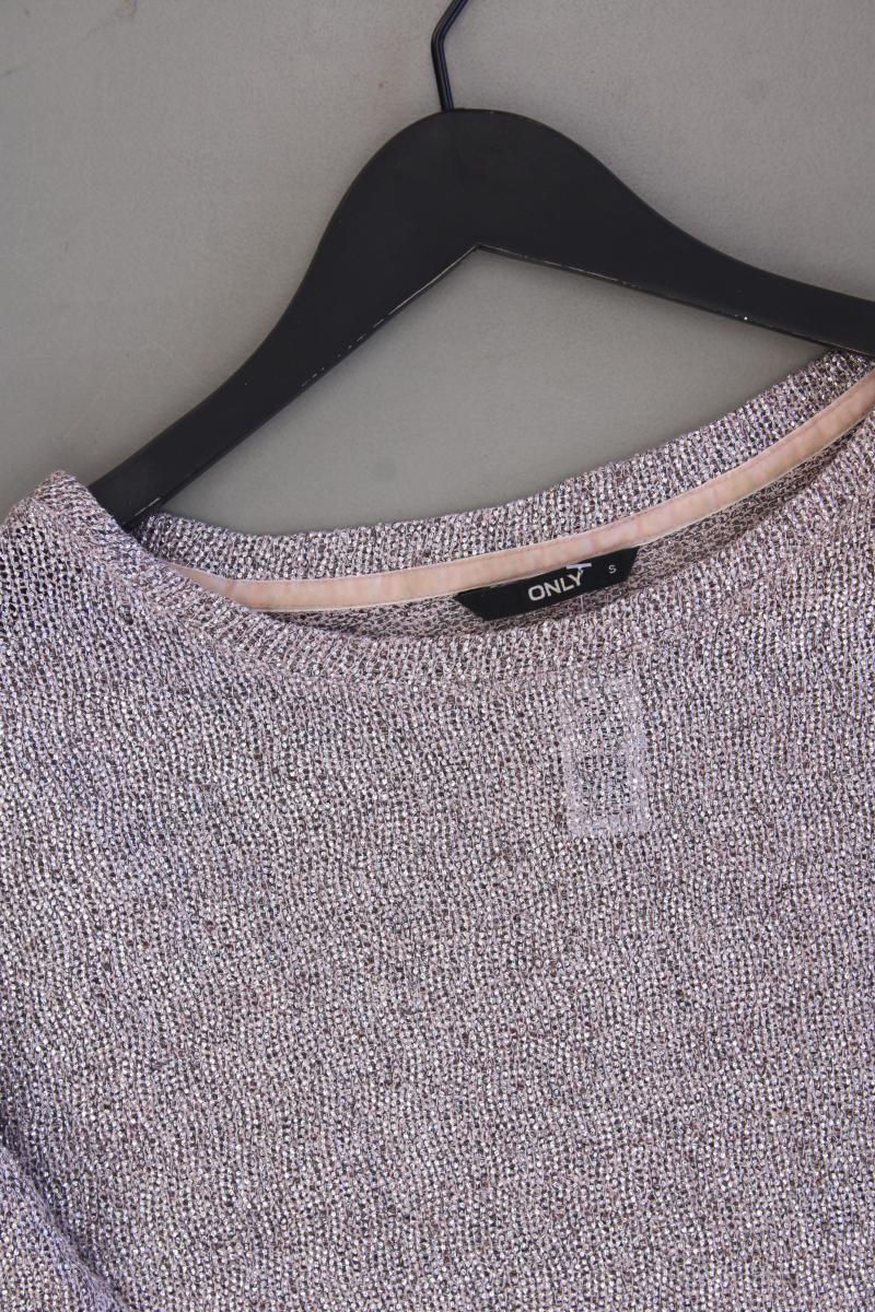 Only Grobstrickpullover Gr. S neuwertig lila aus Polyester