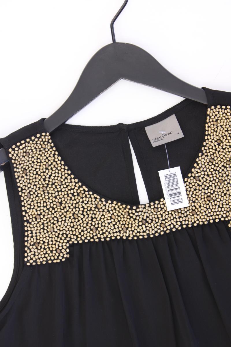 Vero Moda Ärmellose Bluse Gr. M schwarz aus Polyester