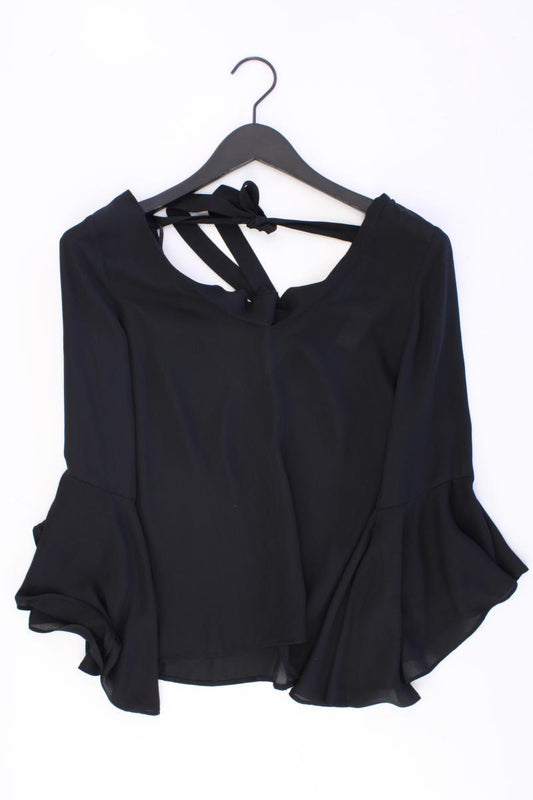 NA-KD Flounced Sleeve V-Neck Blouse Gr. 36 neuwertig Neupreis: 29,95€! schwarz