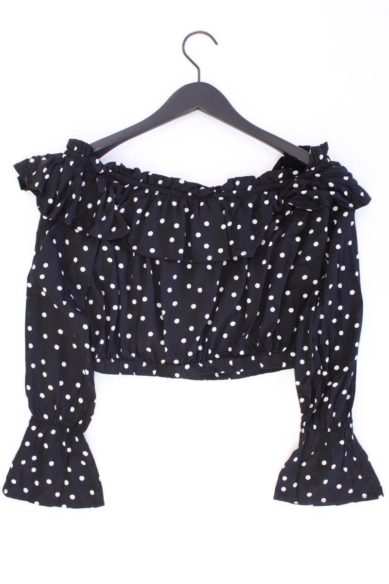 NA-KD x Linn Ahlborg Off Shoulder Flounce Blouse Gr. 38 gepunktet neuwertig