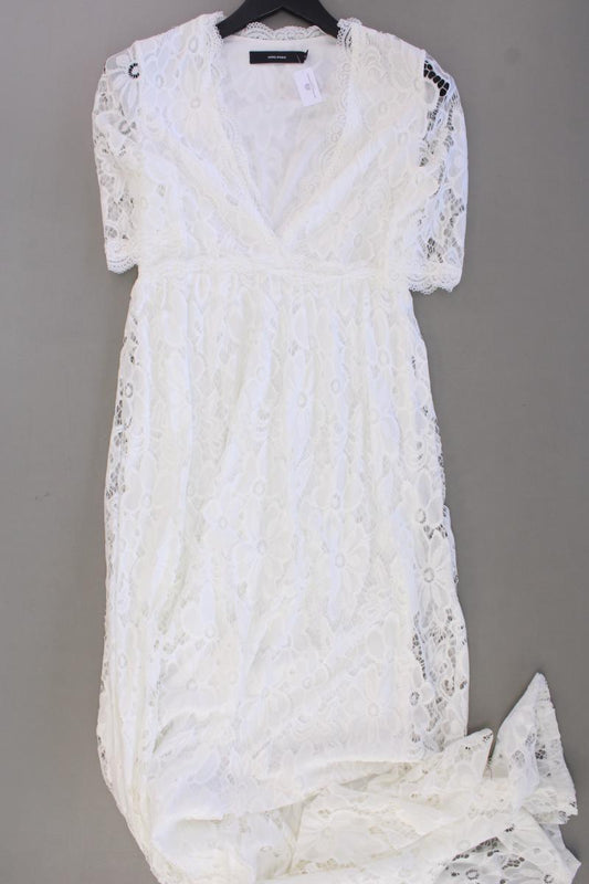 Vero Moda Spitzenkleid Gr. S Kurzarm creme aus Nylon