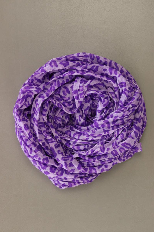 Tuch mit Tierdruck lila