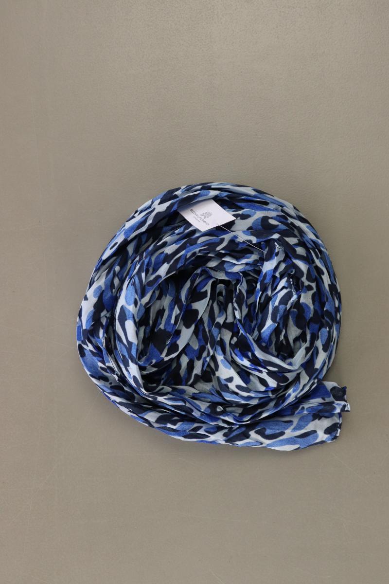 Tuch mit Tierdruck blau