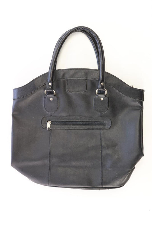 Henkeltasche schwarz aus Kunstleder