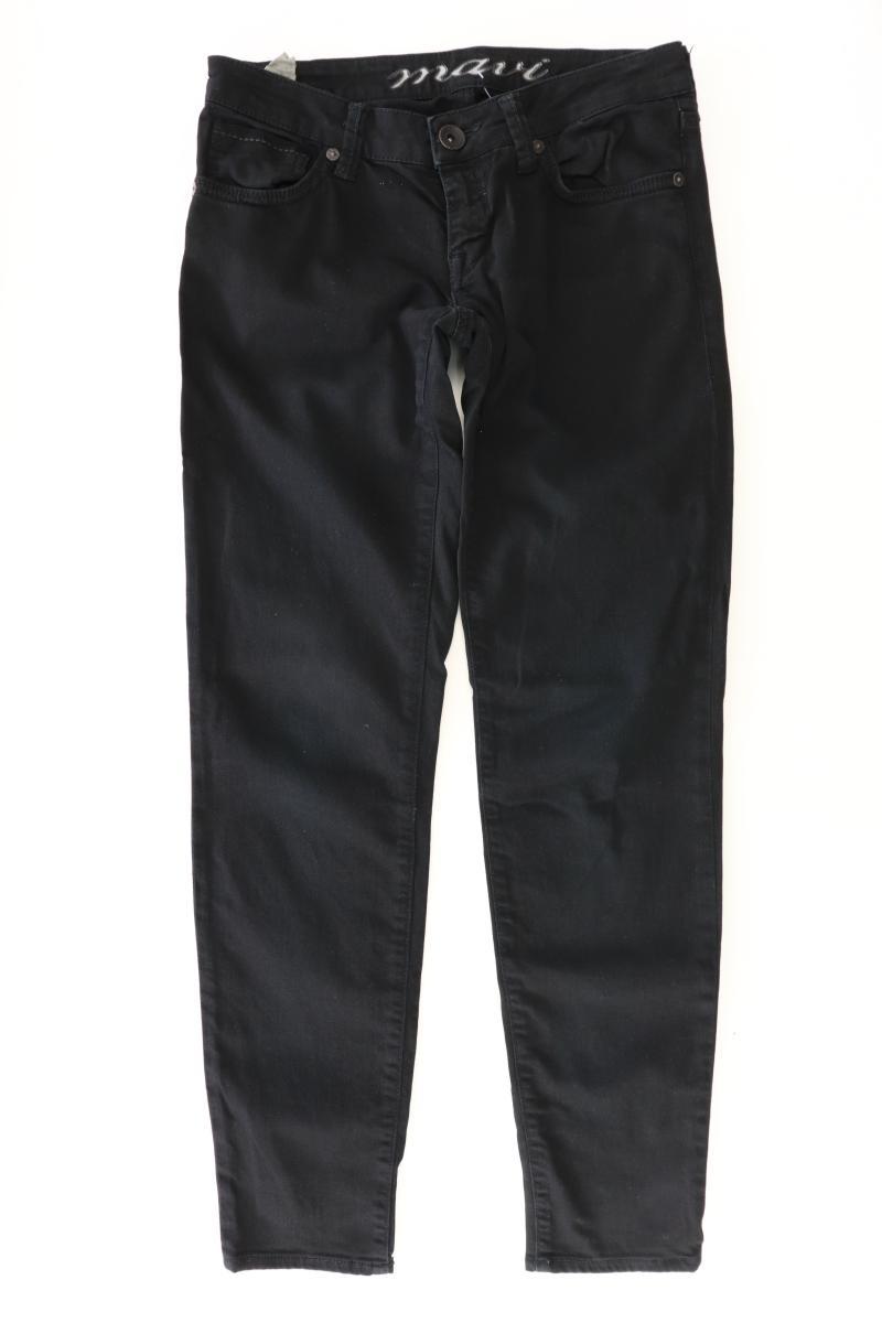 Mavi Straight Jeans Gr. W29/L32 schwarz aus Baumwolle