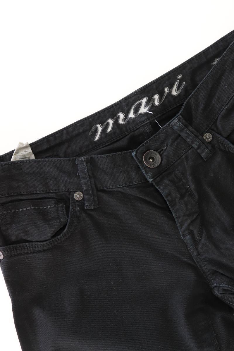 Mavi Straight Jeans Gr. W29/L32 schwarz aus Baumwolle