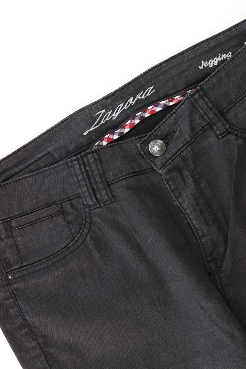Zagora Jeggings Gr. Langgröße 44 schwarz aus Baumwolle
