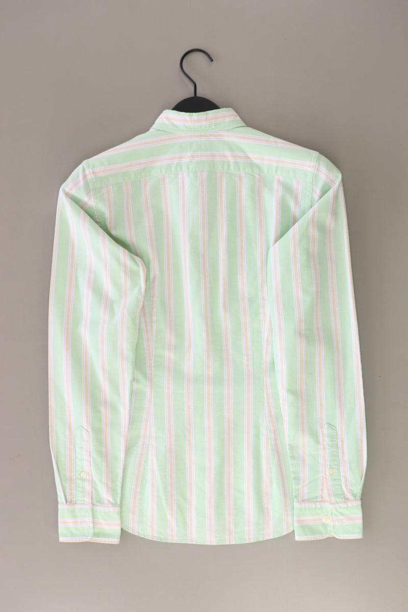 Ralph Lauren Langarmhemd für Herren Gr. US 8 gestreift grün aus Baumwolle