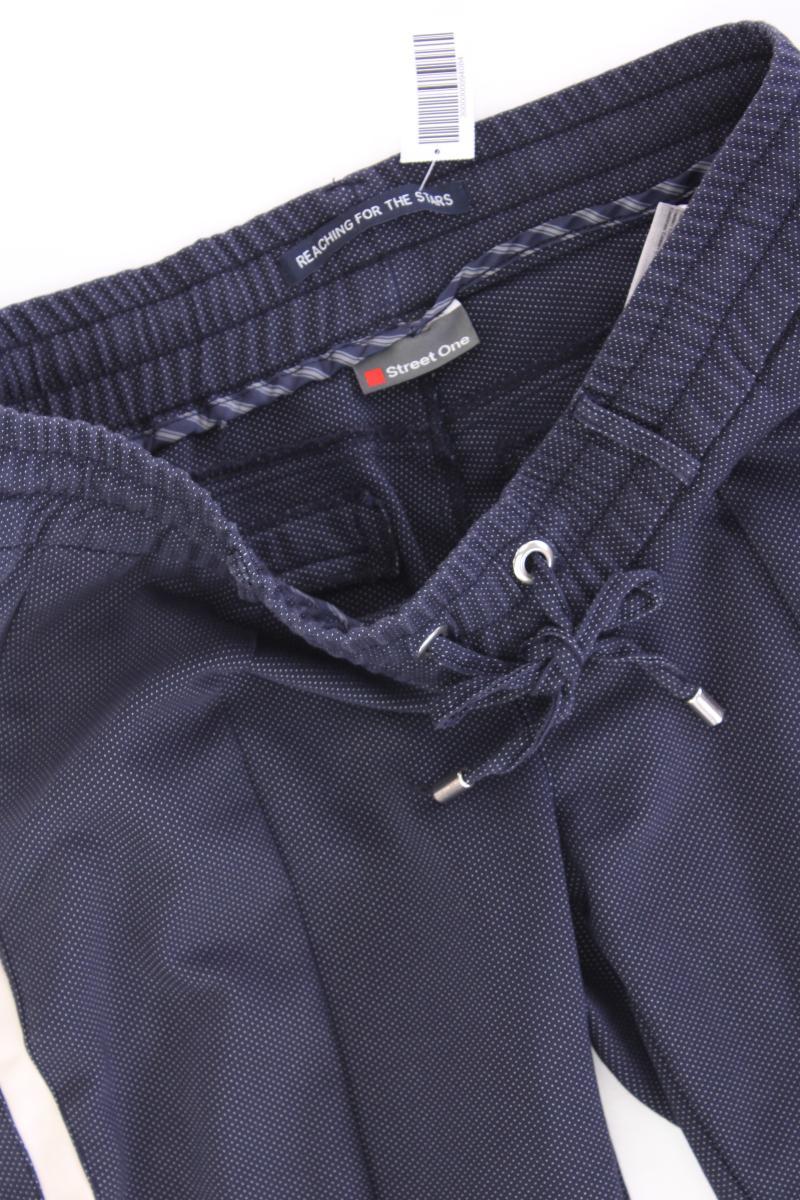 Street One Stoffhose Gr. 36/L30 Modell Fay blau aus Baumwolle