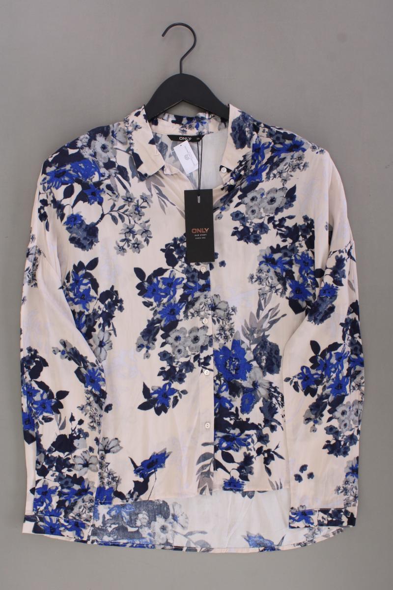 Only Langarmbluse Gr. 38 mit Blumenmuster neu mit Etikett mehrfarbig aus Viskose