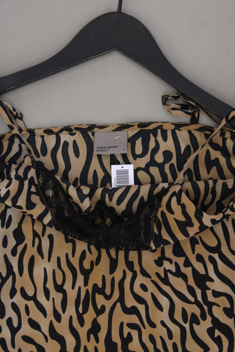 Vero Moda Camisole Gr. S mit Tierdruck neuwertig braun