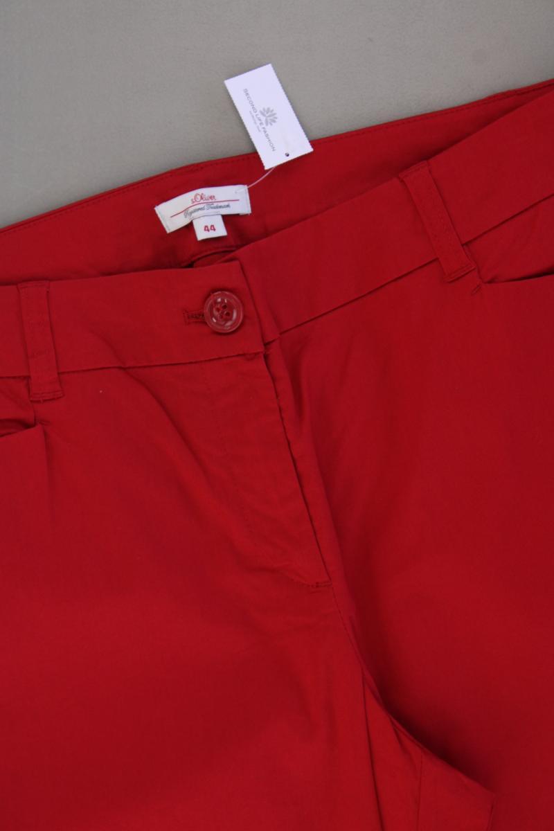 s.Oliver Hose Gr. 44 neuwertig rot aus Baumwolle