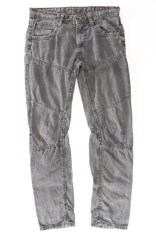 Camp David Straight Jeans für Herren Gr. W30/L32 grau aus Baumwolle