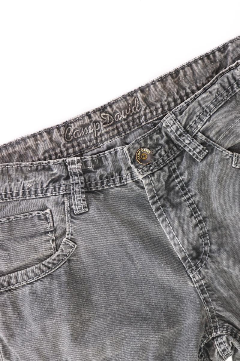 Camp David Straight Jeans für Herren Gr. W30/L32 grau aus Baumwolle