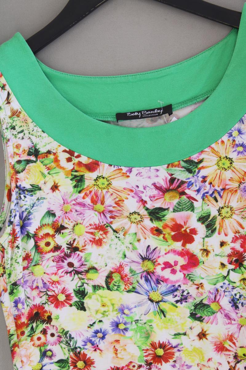 Betty Barclay Midikleid Gr. 36 mit Blumenmuster Ärmellos grün