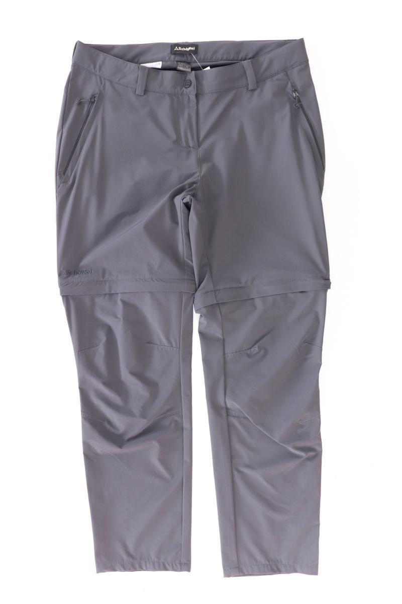 Schöffel Stoffhose Gr. 40 grau aus Polyester